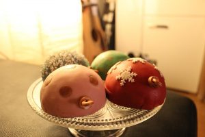 Christbaumkugel Muffins Weihnachtsgebäck